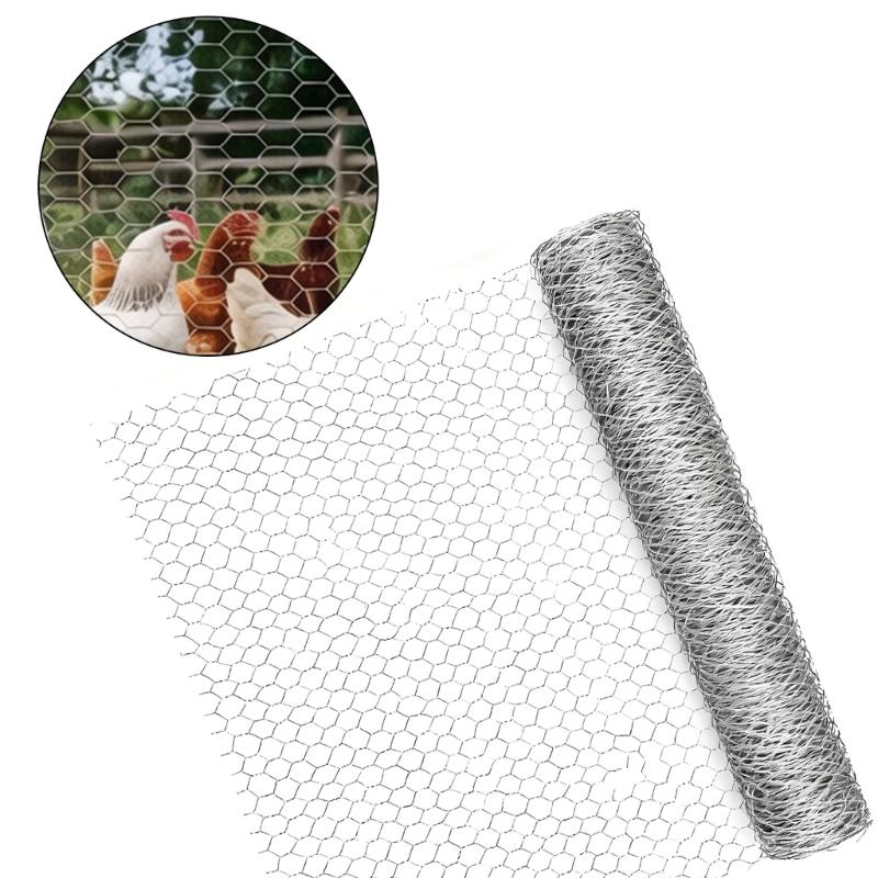 Strong Welded Hexagonal Metal Wire Fence Wire Netting For Animal Pen Poultry Coops Livestock Protections Fencing