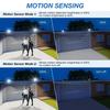 Solar Street Lights Waterproof Motion Sensor with Remote Control, for Commercial Area Parking Lot Rural Road Outside Lighting