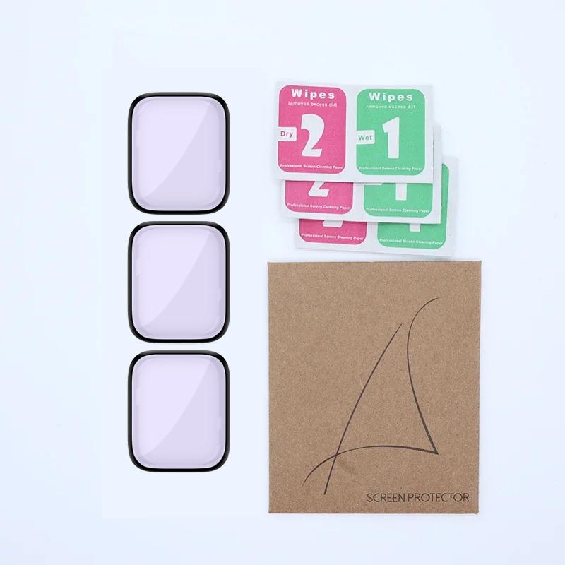 Full Curved Screen Protector For Watch Ultra 3 49MM Not Glass Protective For Iwatch Series 10 11 9 8 7 6 5 SE 46MM 41 45MM