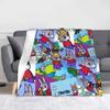 Trotro Cartoon Blanket Cute Little Donkey Fuzzy Throw Blankets Bedroom Sofa Personalised Soft Warm Bedspread