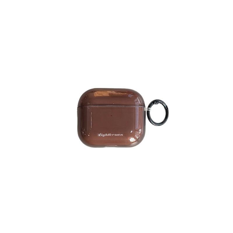 Korean simple brown AirPods 1 generation earphone case for Apple Bluetooth headset 1st generation Pro1st generation