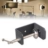 Flexible Photography U Clamp With NonSlip Rubber Base And 2 Standard 1/4inch Screw Mounts For Equipment Attachment
