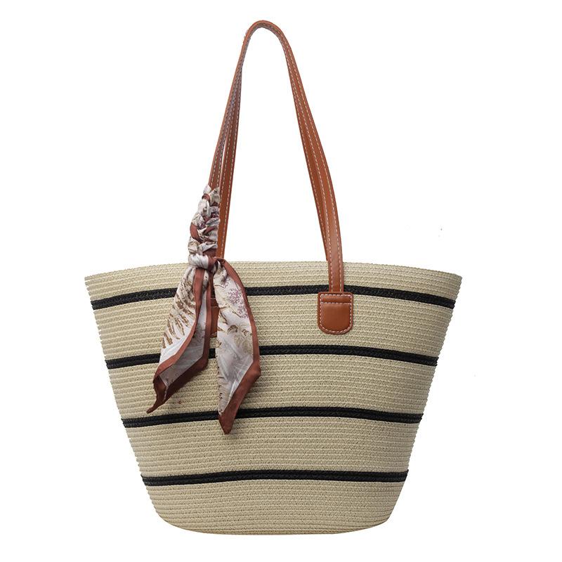 

Тканая шелковая сумка-хобо большой вместимости 2025 весна новая универсальная на плечо, подмышку, сумка-тоут