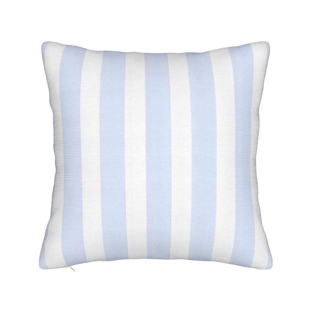 Summery Lemon Yellow and White Stripes Pillow Cover Comfy Cushion Cover Funny Pillow Case For Living Room Bed Chair