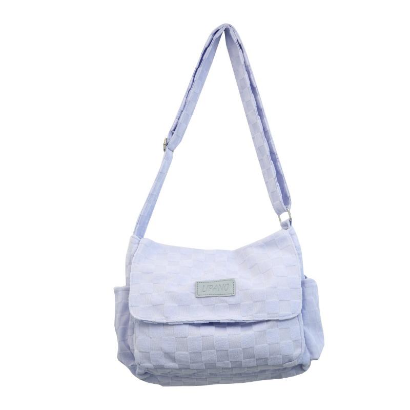 

New versatile messenger bag female students commute to class shoulder messenger bag simple large-capacity bag