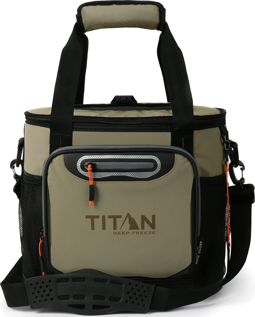 Titan Deep Freeze 24 Can Insulated Bucket Tote Cooler Moss