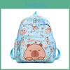 Capybara Cute Cartoon Letter Pattern Children Backpack For Children Young