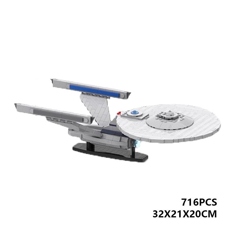 

Building Block Compatible With 65689 Enterprise-A Spaceship, Set Star Trek, Model Creative Puzzle