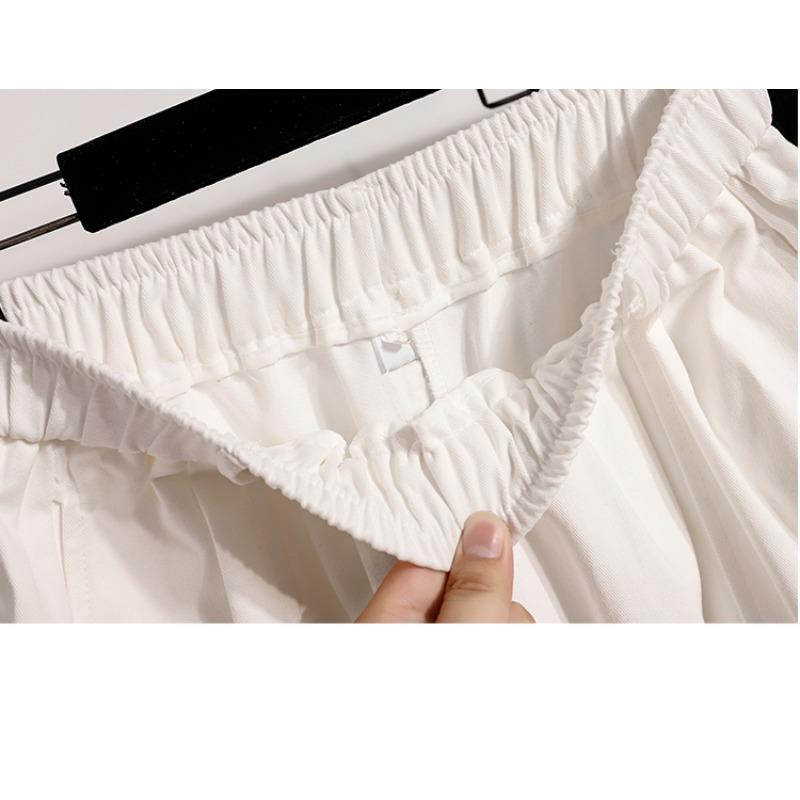 DIMANAF 2025 Plus Size Long Pants Women Loose Elastic Casual Harem Pants Basic Trousers Autumn