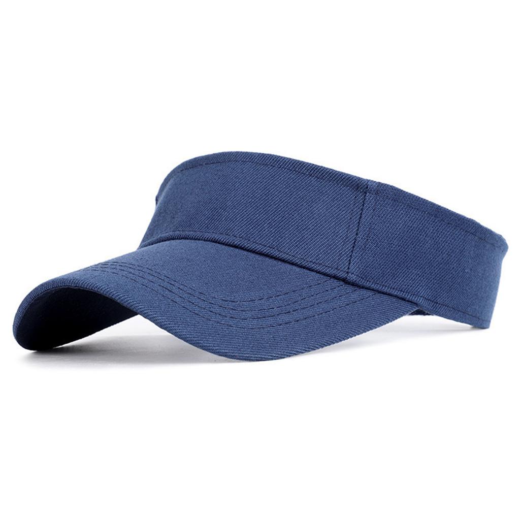 Cappello con visiera parasole per sport all'aperto, con parte superiore aperta, traspirante, regolabile, stile baseball, cappello parasole per tennis, golf, corsa
