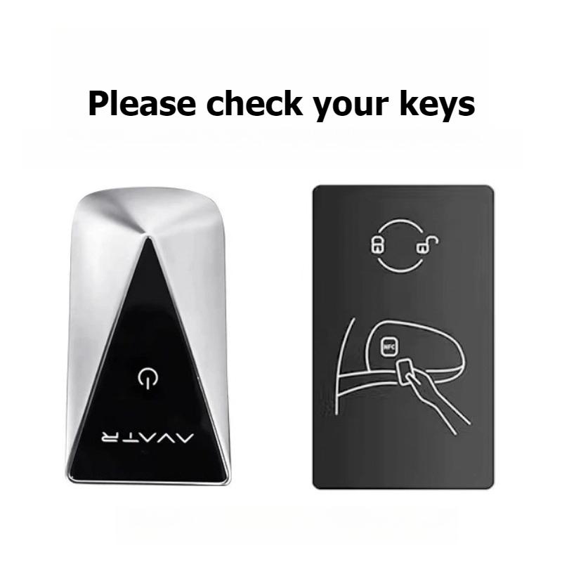 For AVATR 07 06 11 12 Zinc Alloy Key Cover Key TPU Anti-Scratch Key Case Protector Cover Premium Keychain Buckle Car Accessories