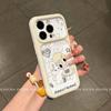 Applicable To Apple 11Pro Mobile Phone Case Personalized Cartoon Iphone11 Animation New 11 All-inclusive Girl and Rabbit