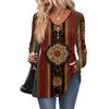 Women's Fashion Casual Long Sleeve Solid Color Shirt Women's V-Neck Tops