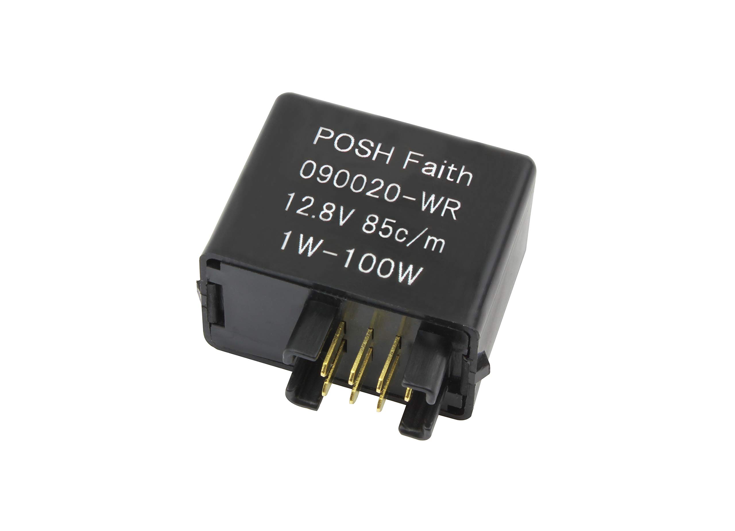 

POSH FAITH Мотоцикл постачає широке реле сигналів повороту (Сумісність зі світлодіодами) 7-контактний тип для автомобілів Suzuki 090020-WR