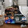 Hockey Players Action Blanket Soft Throw Blanket For Home Bedroom Bed Sofa Travel Office Solid Christmas Blanket