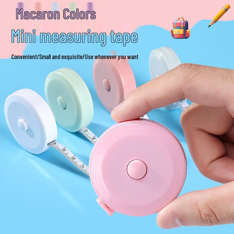 Portable Logo Small Tape Measure - Cute Soft Ruler for Body Measuring, Clothes & Waist Circumference