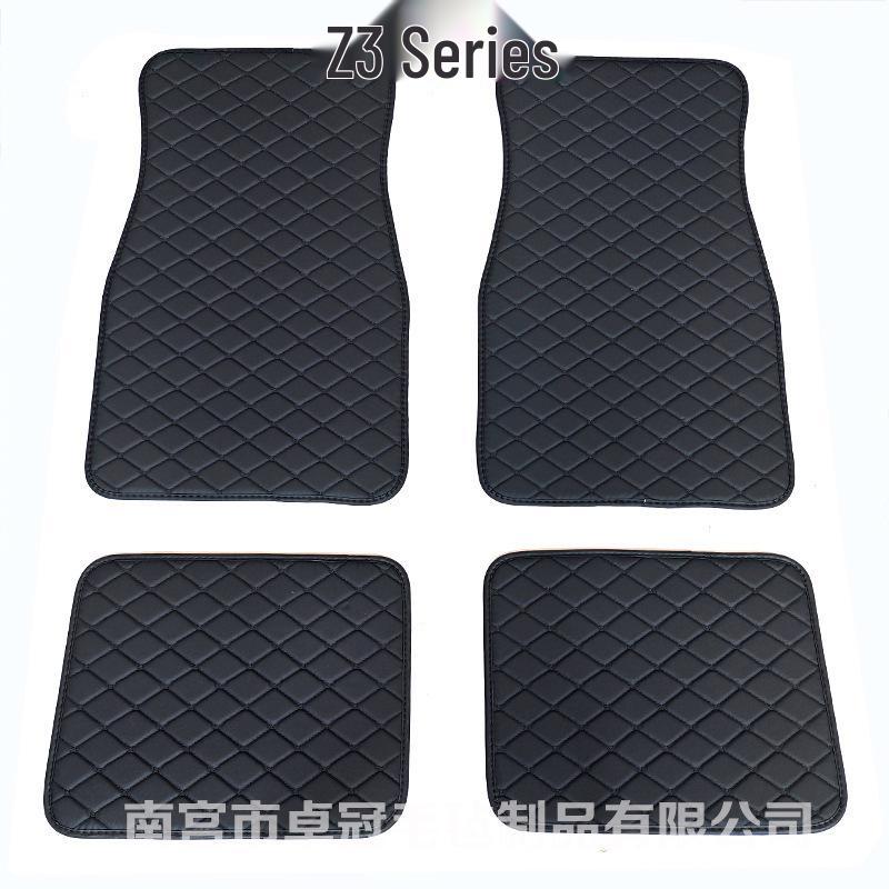 PVC Leather Quilted Car Floor Mats for Right-Hand Drive Vehicles