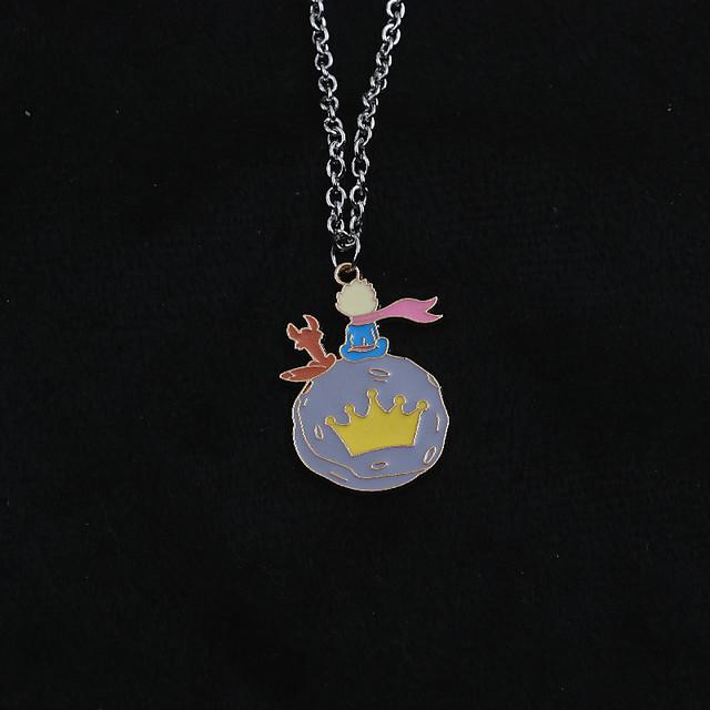 Ins Internet Celebrity Cartoon Boy Couple Pendant Duck Simple Hip Hop Gift Sweater Chain Tide