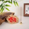 Joyful Enamel Zen Incense Holder: Electroplated Metal, Ancient Style, Chinese Design, Living Room Ornament