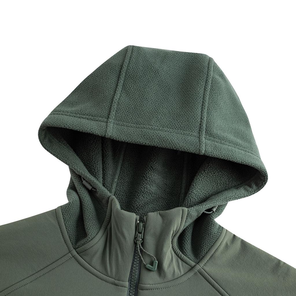 Anta Outdoor Camping Thick Knitted Jacket Men jackets Earth-Green 152616702-2