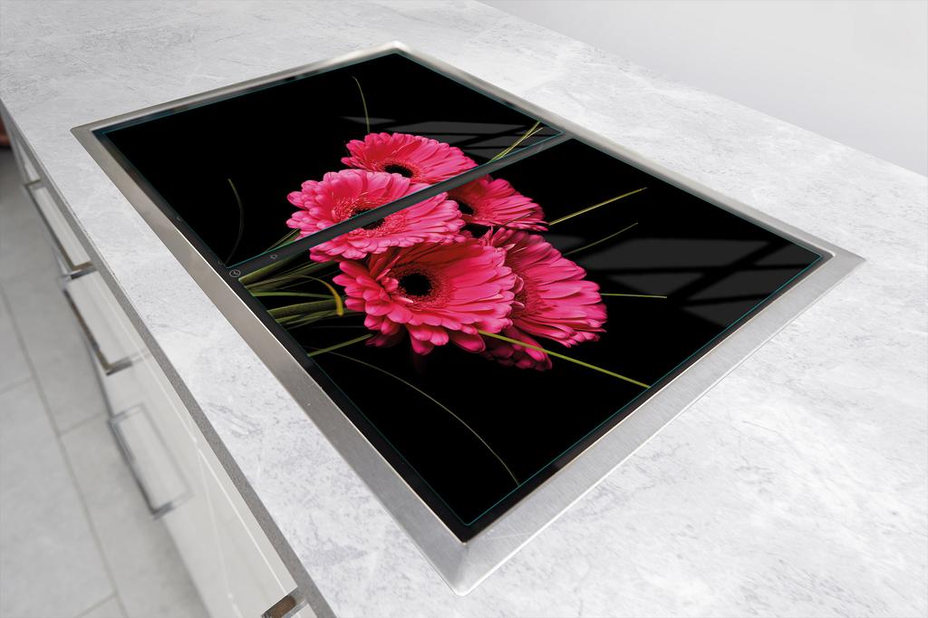SZKLANA PŁYTA OCHRONNA DESKA 75x52 GERBERA