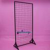 Double-Sided Mobile Wire Mesh Display Rack for Kindergarten Stalls & Exhibitions