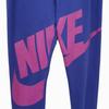 Nike Letter Print Sports Training Tight Pants Kids bottoms Blue Purple 728406-513