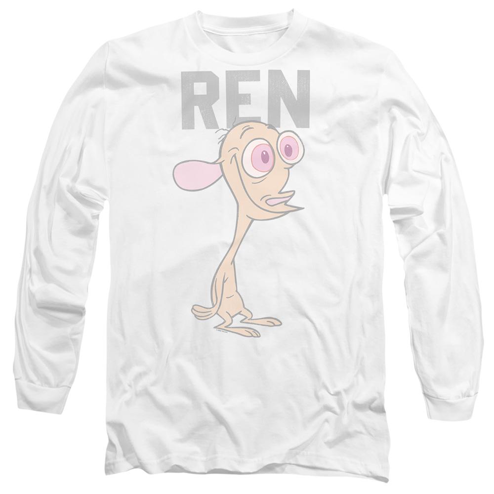 Ren & Stimpy Unisex Adult Collegiate T-Shirt