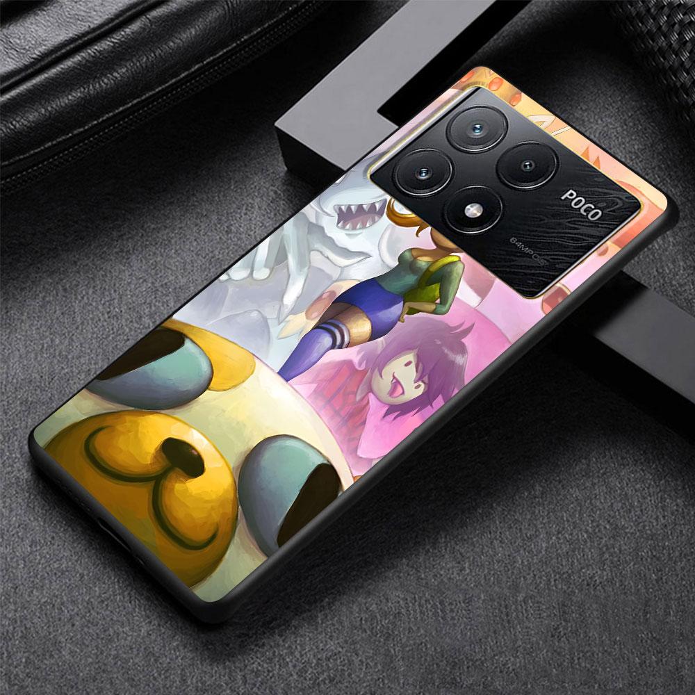 

Fionna and Cake Case for Xiaomi Poco M3 X3 NFC X5 M5s M4 Pro 5G F3 Black Silicone Soft Phone Cover Coque Xiaomi Poco F3