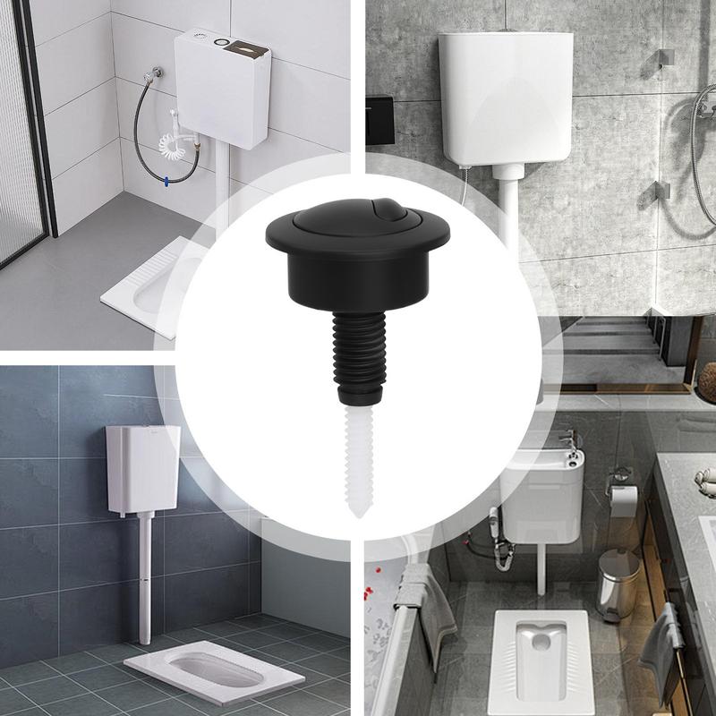 Double Flush Toilet Cistern Button ABS Toilet Push Button Replacement Toilet Accessories Flush Tank For Most Bathroom Toilets