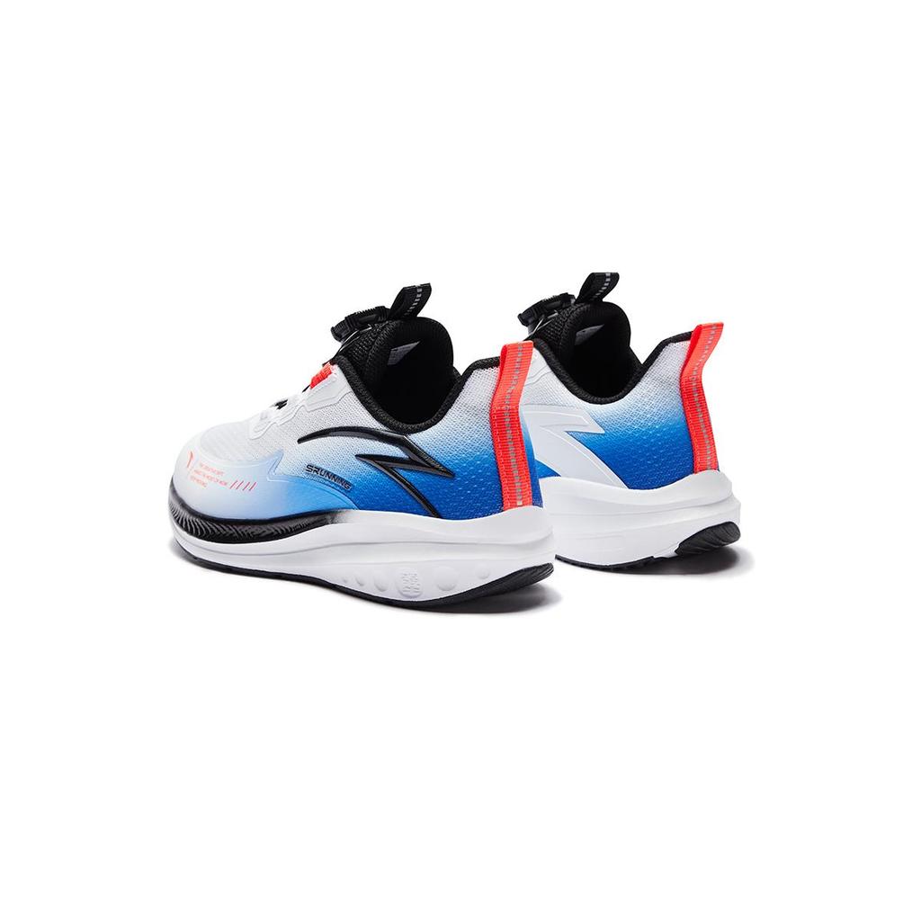 Anta Kids Comfortable Lightweight Breathable Durable Low-Top Running Shoes Kids Sneaker Anta-White Ocean-Blue 312445518U-3