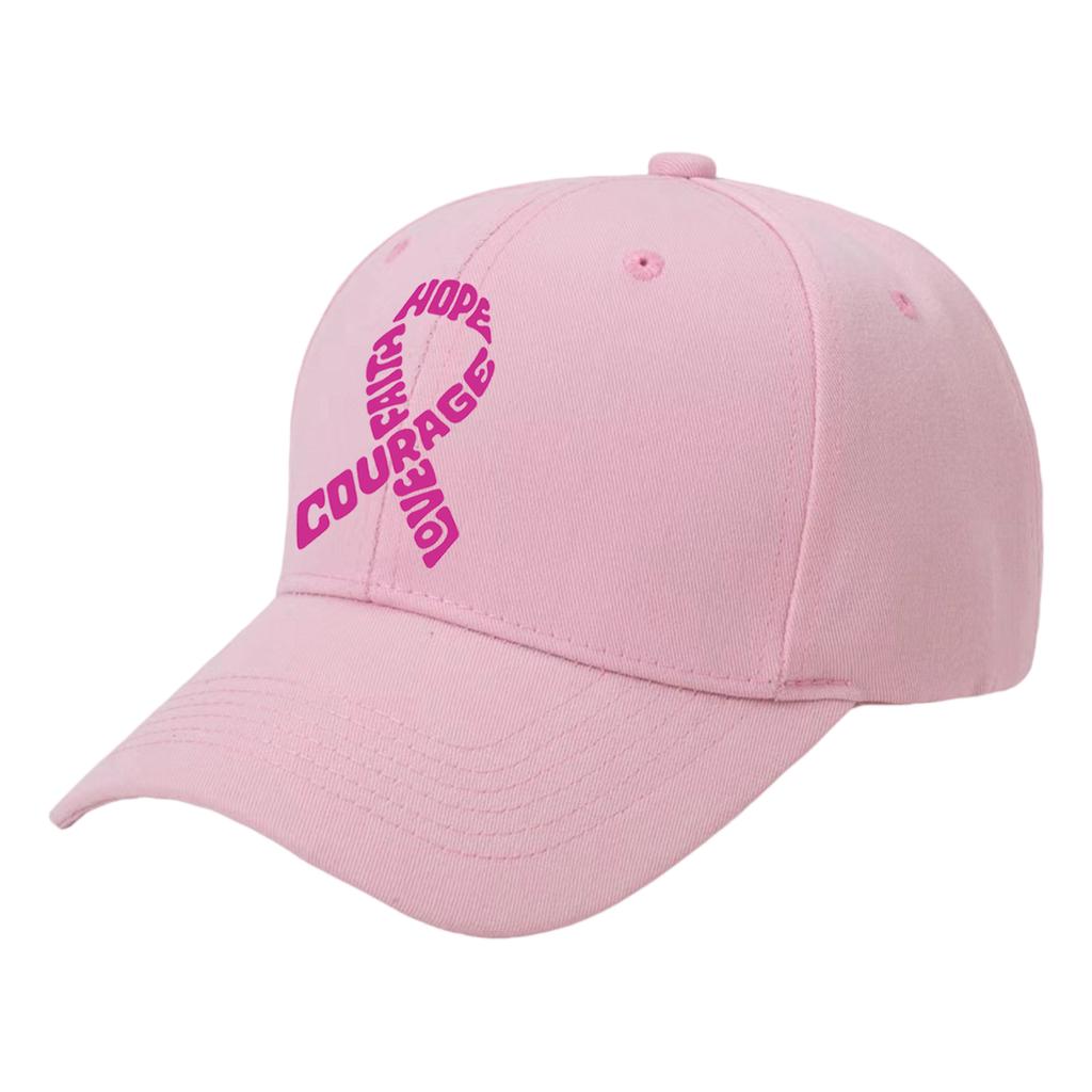 Deep Crown Baseball Cap Fashionable Sun Hat Printed Peaked Cap