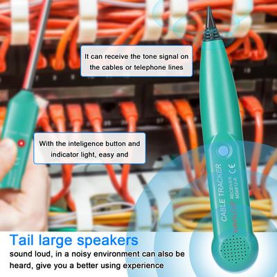 MAYILON MS6812 Portable Telephone Wire Tracer 100Hz~300kHz Receive Frequency Ranges UTP Tool LAN