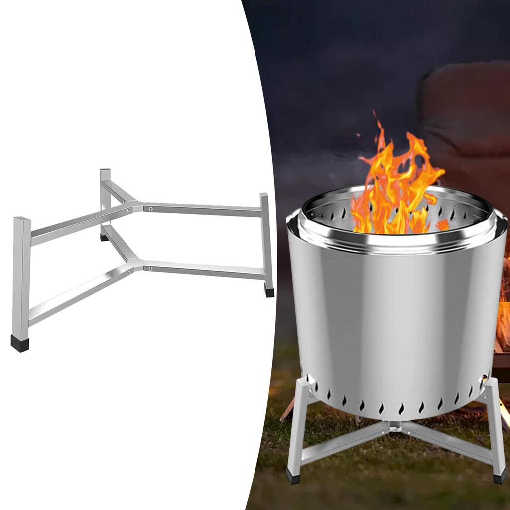 Camping Firepit Support Rack for BBQ and Outdoor Events