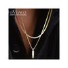 Emanco Best Seller In Europe and America Men's Fashion Niche Style Minimalist Box Chain Necklace Men Stylish Accessible Luxury Stainless Steel
