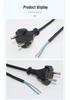 European Standard Two-Pin Pure Copper Power Cord with Dutch Plug (2-Core 0.75/1.5mm²)