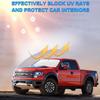 Car Windshield Sun Shade Cover for Ford F150 2009-2014 Front Window Sun Shade Visor UV Block Shield Cover