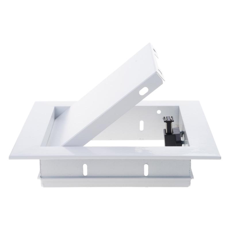 Smoothed Aluminum Push Activated Open Air Check Door Panel Perfect For Residential And Commercial Locations