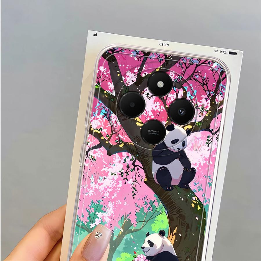 Cute Panda Funny Phone Case for Xiaomi Mi 11T Pro 11 Lite Soft Phone Cover
