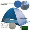 Outdoor Camping Tent, Automatic Quick Opening Folding Beach Tent, Sun Shading Sun Protection Rain Blocking, Compact and Portable