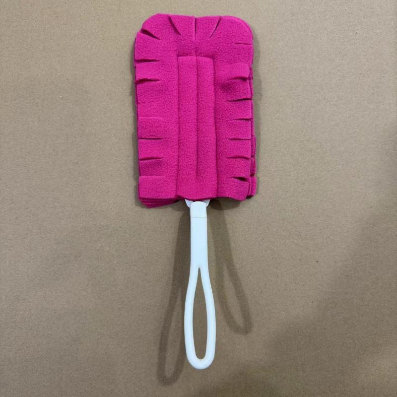 

1/5Pcs New Microfiber Duster Replacement Head Duster Window Dusting Cloth With Handle Clean Desk Blind Surface Dust Clean Tool рожевий червоний колір