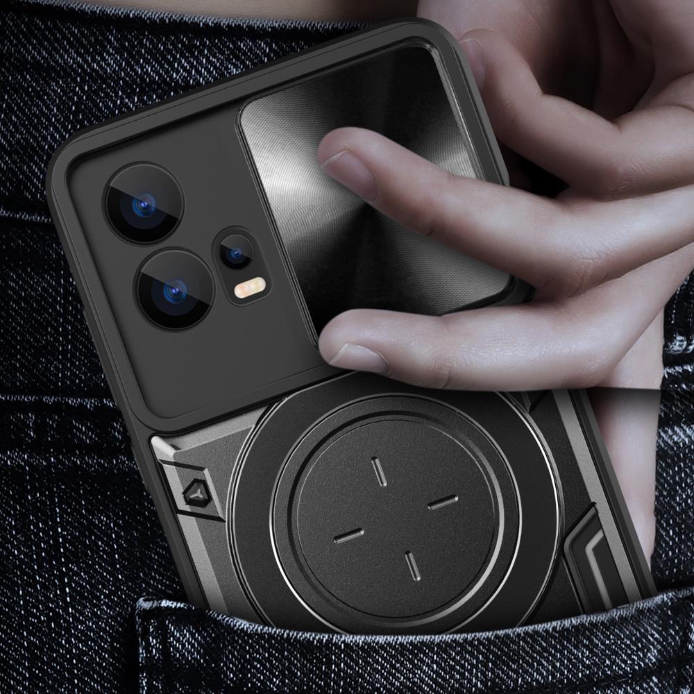 Slide Lens Cover for Realme GT 8 Pro 5G Case Magnetic Ring Holder Protection Phone Cover Capa Funda