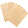 10Pcs 15X10Cm Basswood Boards - 2Mm Thin Unfinished Wooden Sheets For Craft & Model Making Decorative Wood Chips