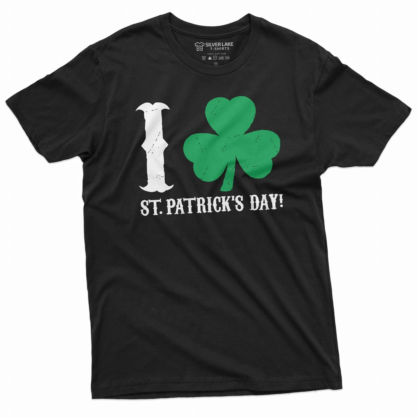 I clover St. Patrick s day T-shirt love Saint Patricks day tee Paddy s day gifts XS