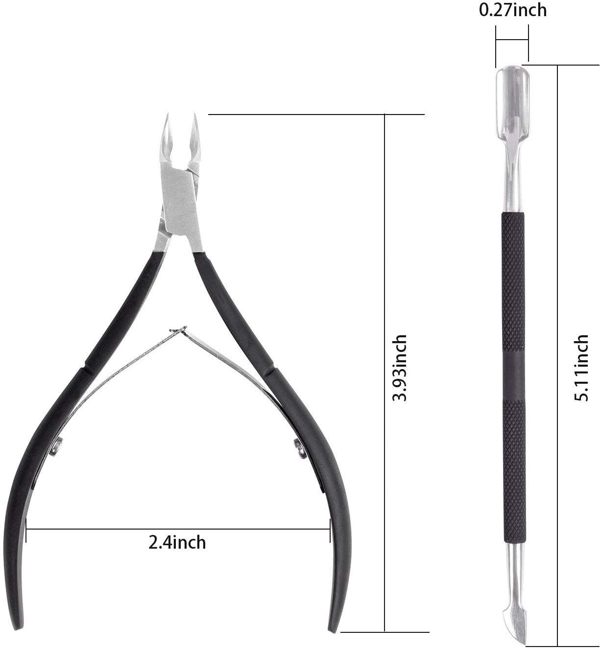 Набор маникюрных и педикюрных ножниц из нержавеющей стали
