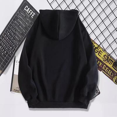 Modischer, lockerer, bedruckter Samt-Hoodie, perfekt für Studenten mit Sinn für Design. Ideal für Frühling und Herbst im europäisch-amerikanischen Stil.