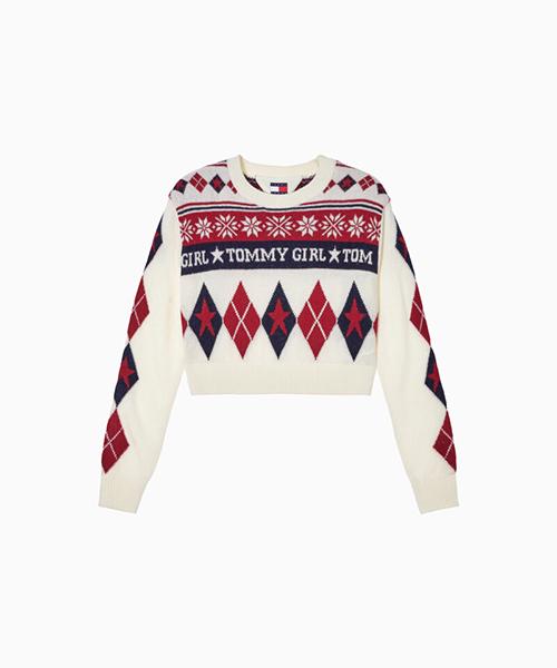 Tamijinseu Fair Isle Crewneck Sweater (T32G0Kto69Twt1Ybl)