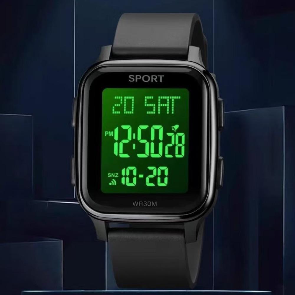 Teen Electronic Watch Junior High School Student Male and Female Sports Simple Trend Multi-function Watch