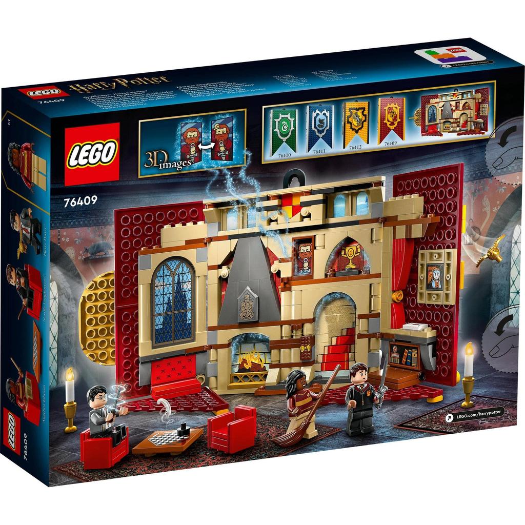LEGO Harry Potter Gryffindor Dorm Crest 76409 Toy Block Present Interior Fantasy Boys Girls 9 Years Old and Up (TM)