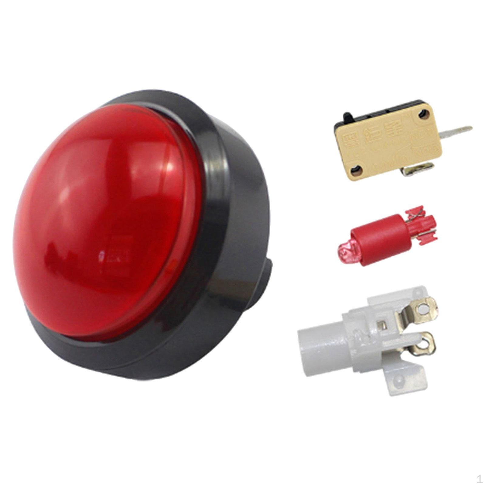 

12 Lamp Push Button Microswitch Parts for DIY Projects From Music червоний